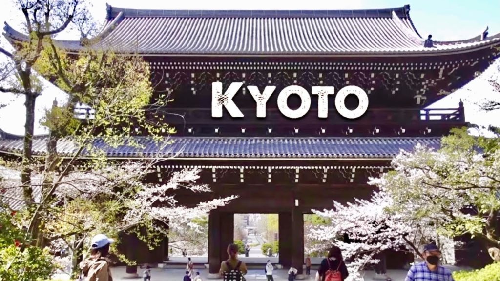 KYOTO JAPAN Temple Visit and Cherry Blossoms