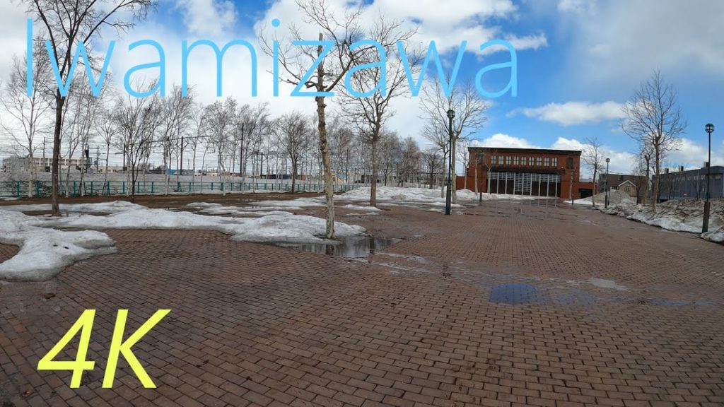 北海道の雪❄舞う岩見沢市内を散策　Walking tour in snowing❅ Iwamizawa city, Hokkaido, Japan［4K］