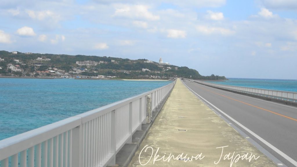 【4K】30min vacation【walking on bridge】OKINAWA JAPAN