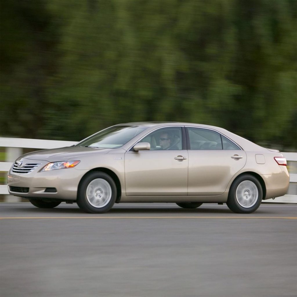 No white picket fence can keep us in. #TBT 2007 #Camry #Hybrid #EarthMonth #Lets...