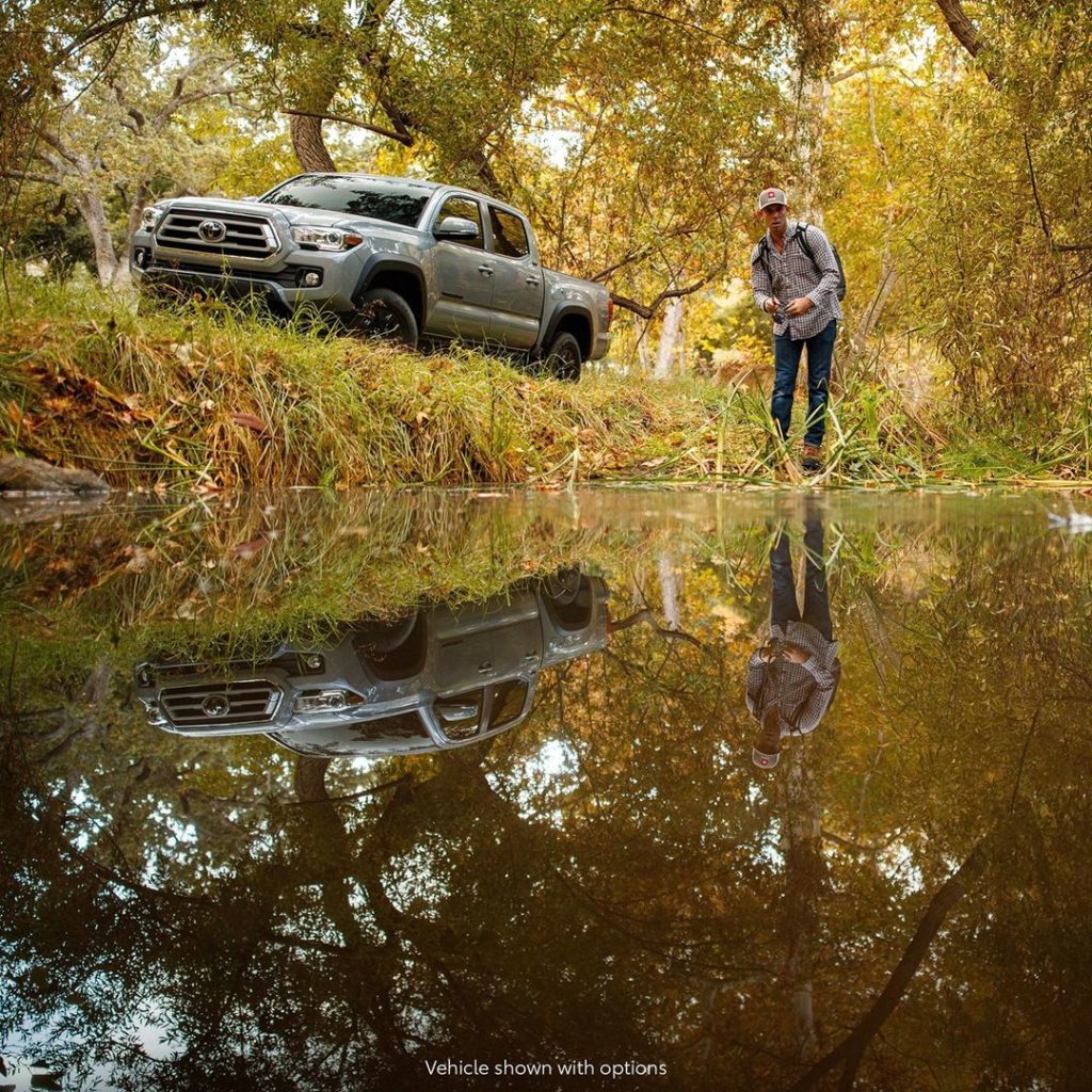 Your new, favorite fishing buddy. #Tacoma Trail Special Edition #LetsGoPlaces...