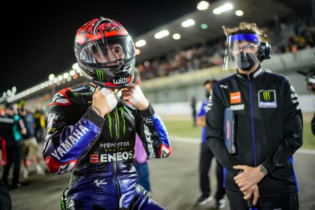 @fabioquartararo20  is ready for Doha Round 2!  

#MonsterYamaha | #MotoGP | #Do...