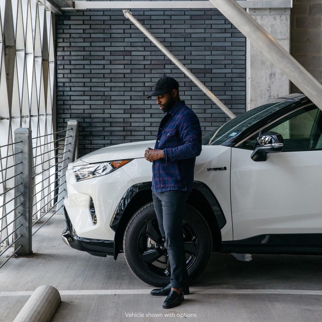 Hybrid hype man. #RAV4 #Hybrid #EarthMonth #LetsGoPlaces...