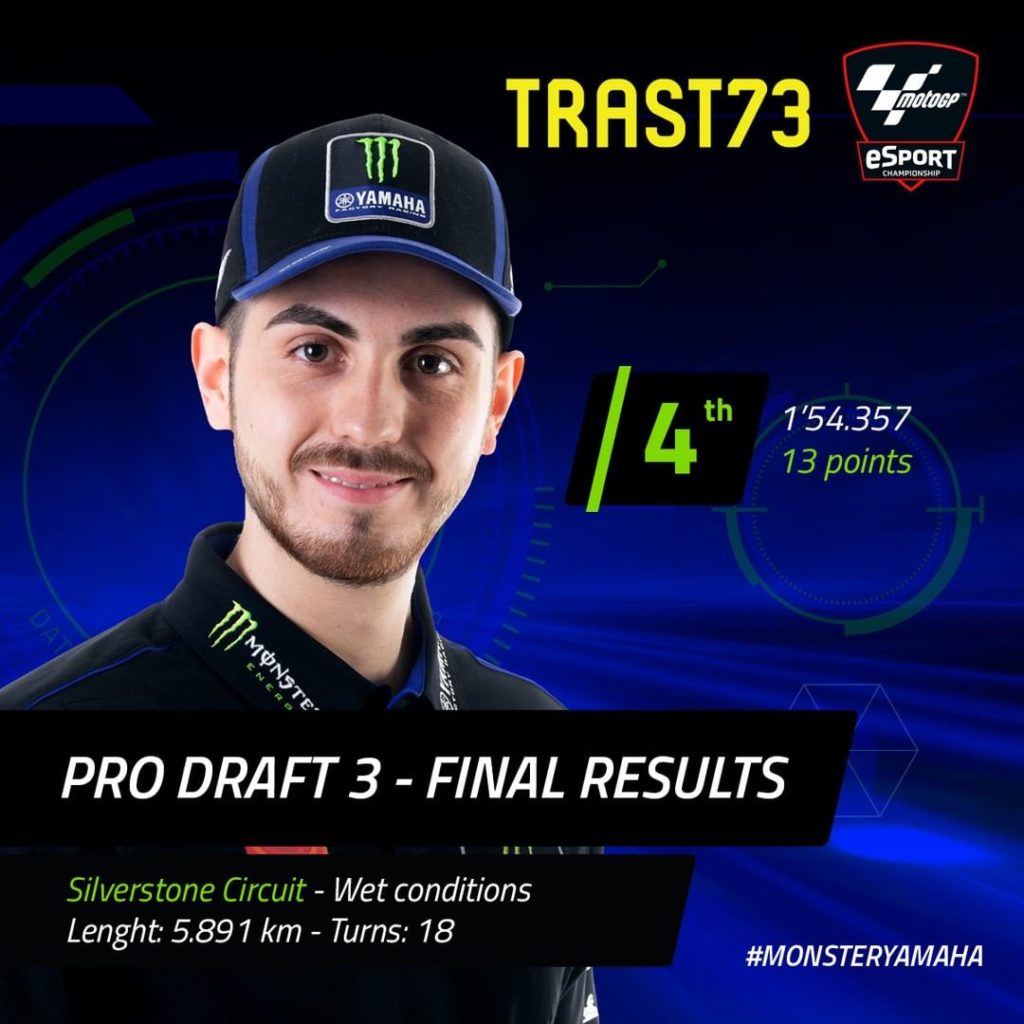 Pro Draft Challenge #3  @73trast completed the wet Silverstone challenge in 4t...