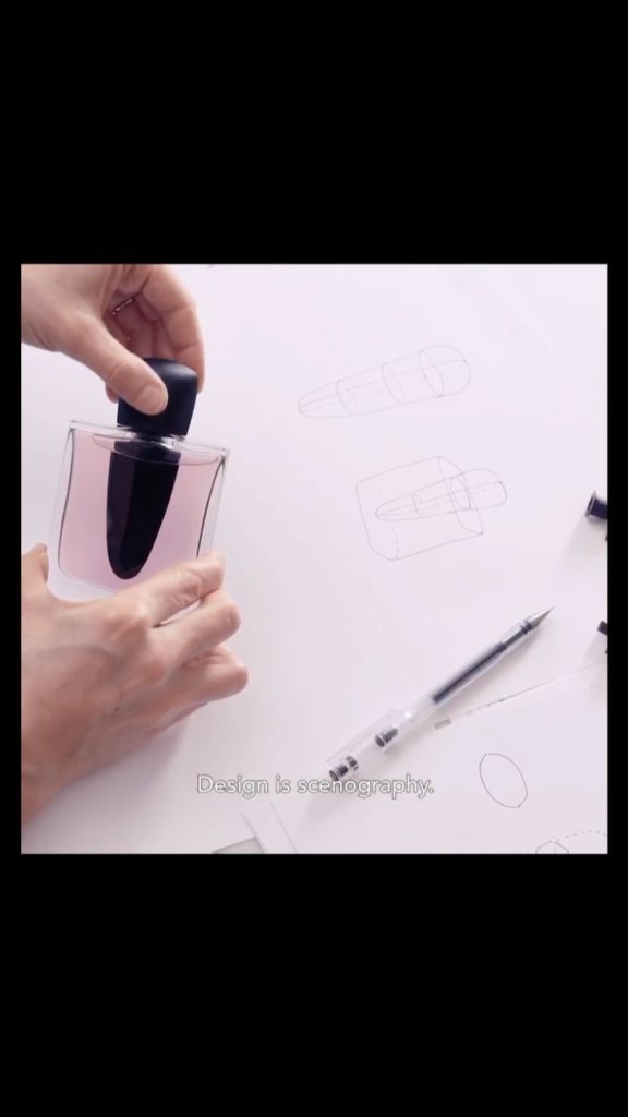 Designer @ConstanceGuisset creates her first fragrance bottle, Ginza. Cut from a...