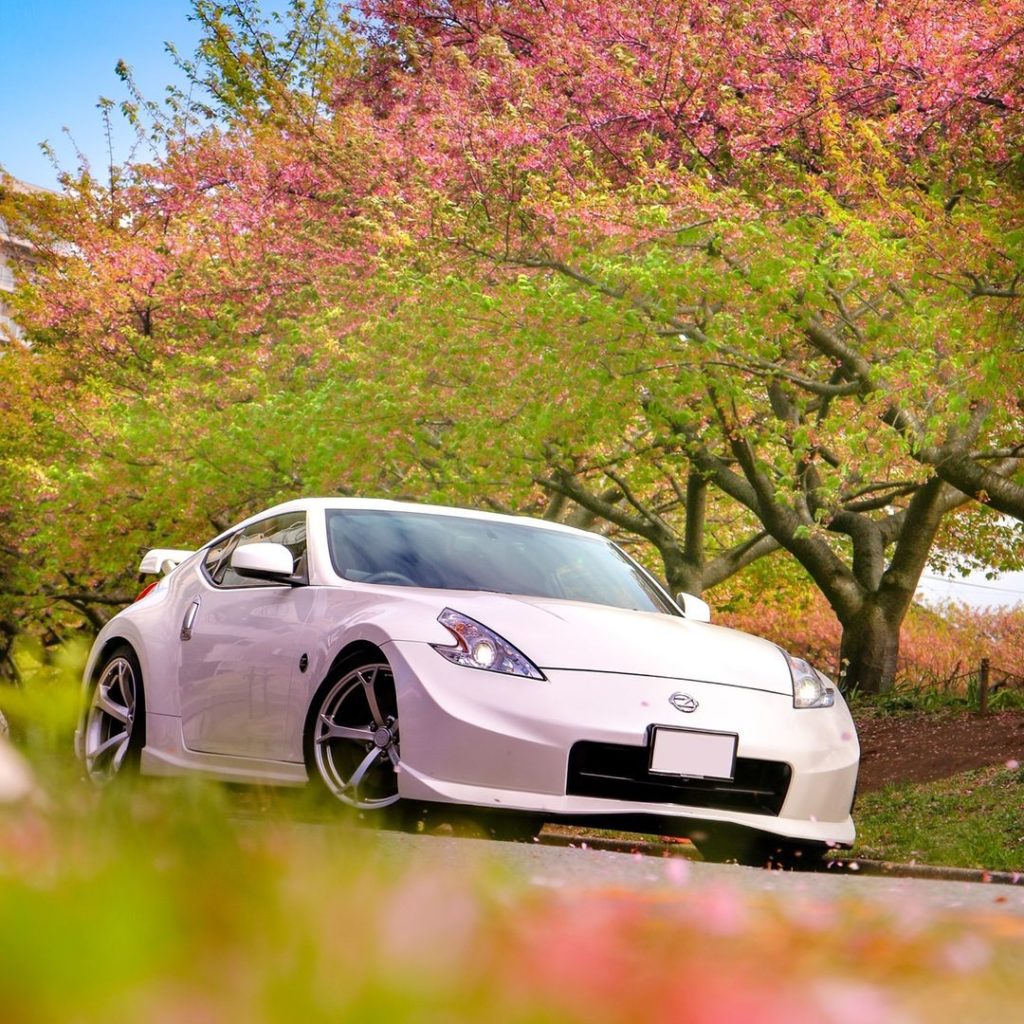 Is it #Sakura season yet?  #Nissan
 @shinya.z34...