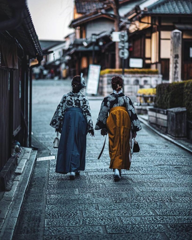 Ninenzaka is a historic paved road lined with traditional buildings that leads u...