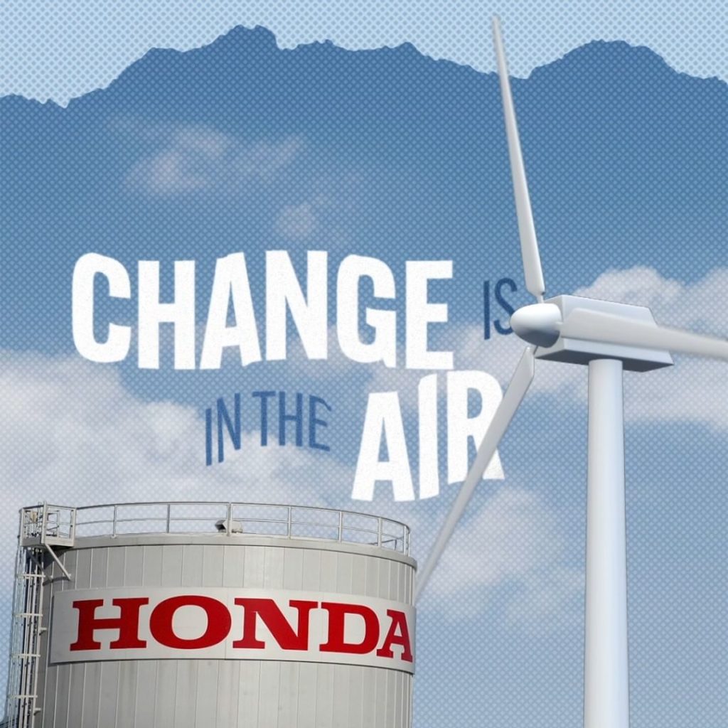 Honda has voluntarily committed to becoming carbon neutral by 2050. Two onsite w...