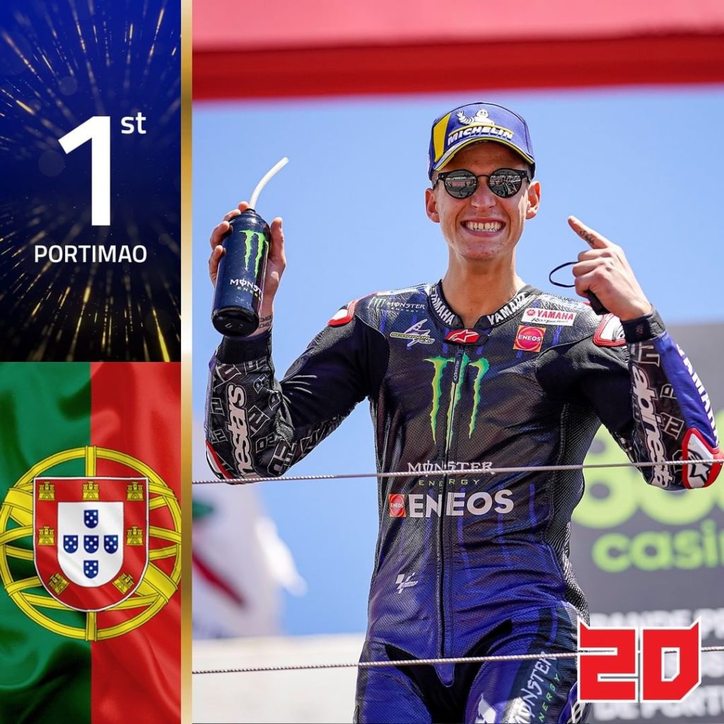 The face you make after back-to-back wins 

#MonsterYamaha | #MotoGP | #Portugue...