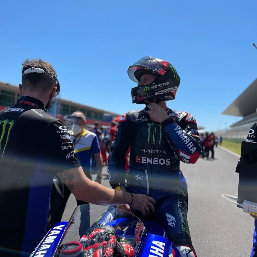 @fabioquartararo20 will start the Portuguese GP from pole 

#MonsterYamaha | #Mo...