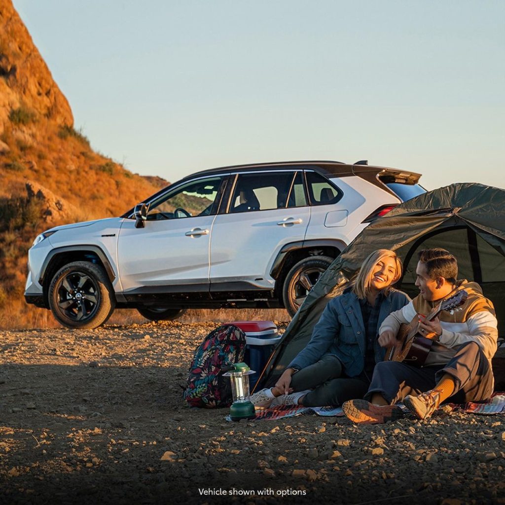 Taking the scenic route and staying. #RAV4 Hybrid #LetsGoPlaces #EarthMonth...