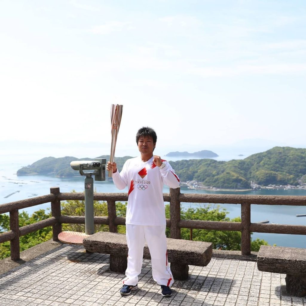 Stories from Ehime Prefecture!  Today the Olympic flame passed through the t...