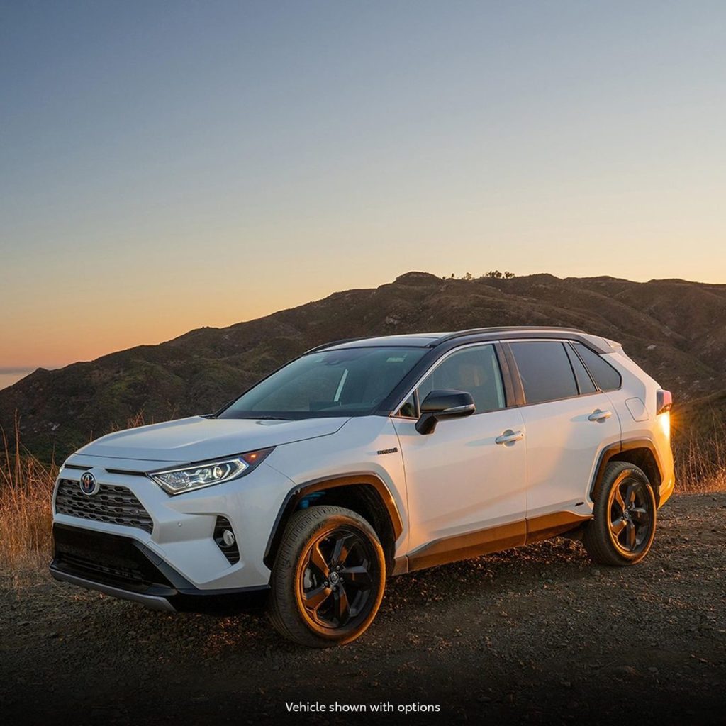 Waiting for the golden hour. #RAV4 Hybrid #LetsGoPlaces #EarthMonth...