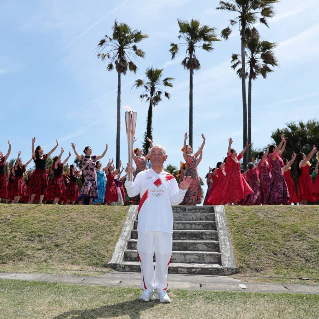 Stories from Miyazaki Prefecture!  Hula dancers cheer for the relay  This mor...