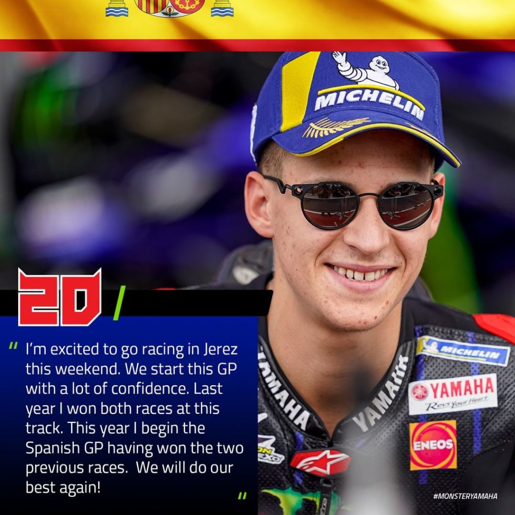 @fabioquartararo20 is keen on keeping his good momentum going this weekend at th...