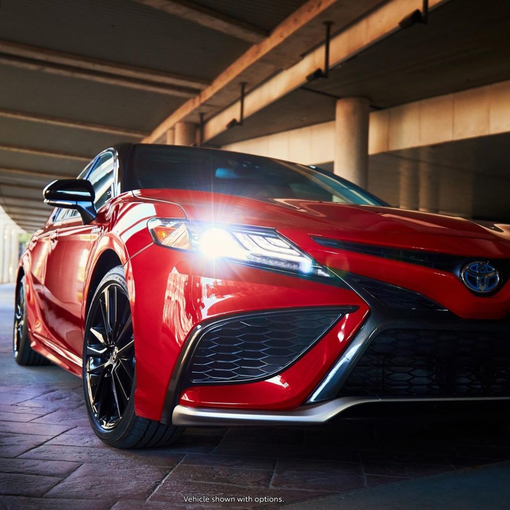 Breathtakingly bold. #Camry #Hybrid #LetsGoPlaces #EarthMonth...