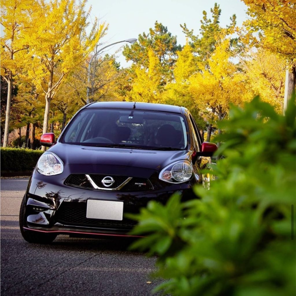 Hide and seek. #NissanMicra #Nismo
 @hamasa_y...