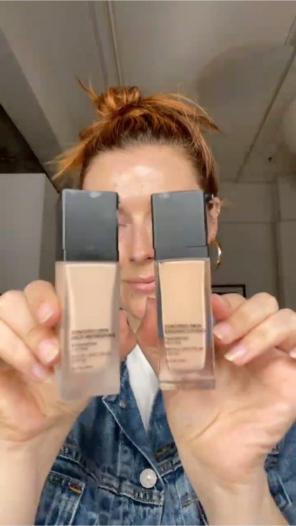 @katiejanehughes compares complexion icons SYNCHRO SKIN SELF-REFRESHING vs RADIA...