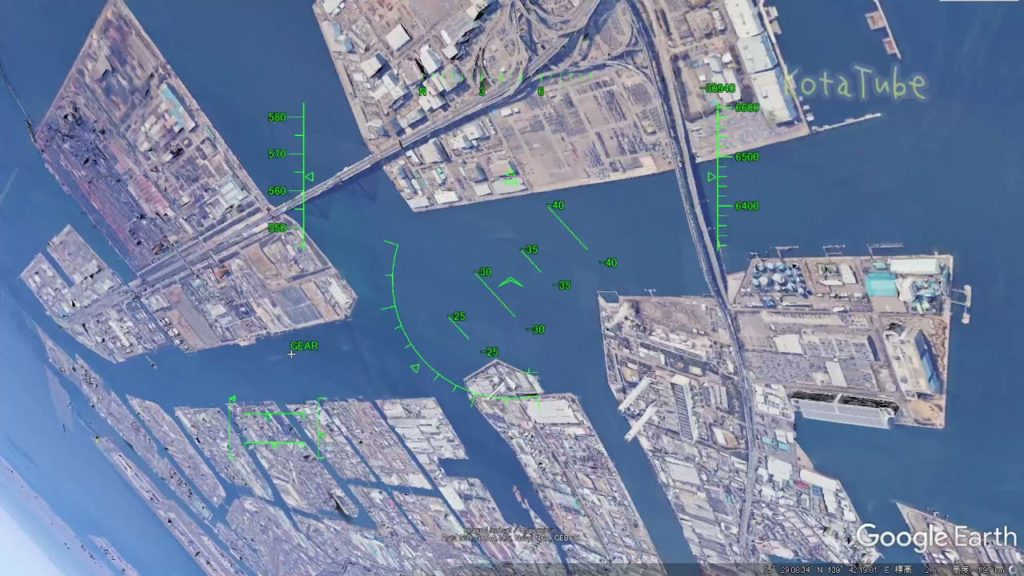 【ゲーム実況Google Earthフライトシミュレータ】もっと意のままに！F-16戦闘機羽田空港離陸～成田空港着陸～方向転換訓練！【飛んでみた】