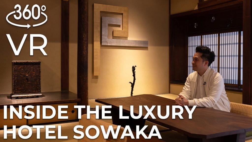 Hotels In Japan: Staying at a Historical Ryokan in Kyoto | Luxury Hotel Sowaka (4K 360° VR)