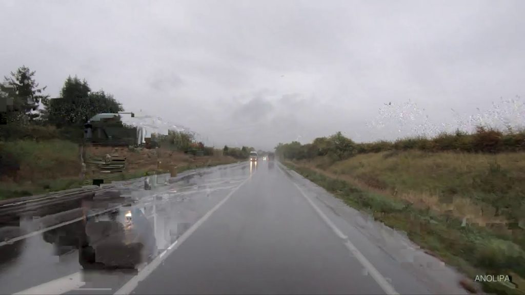 Driving in France. Champforgeuil to Santenay. Burgundy. With music. 4K