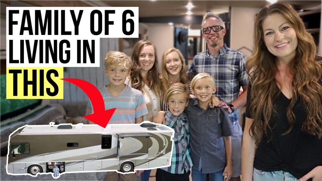 HOW A FAMILY OF 6 LIVES FULL-TIME IN A MOTORHOME // RV Tour HOW A FAMILY OF 6 LIVES FULL-TIME IN A MOTORHOME // RV Tour
