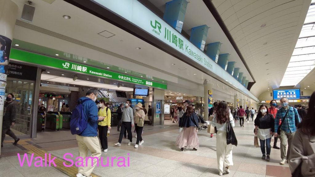 【4K】治安の悪さから脱却した川崎を散歩 Walk on Kawasaki in Kanagawa【2021】