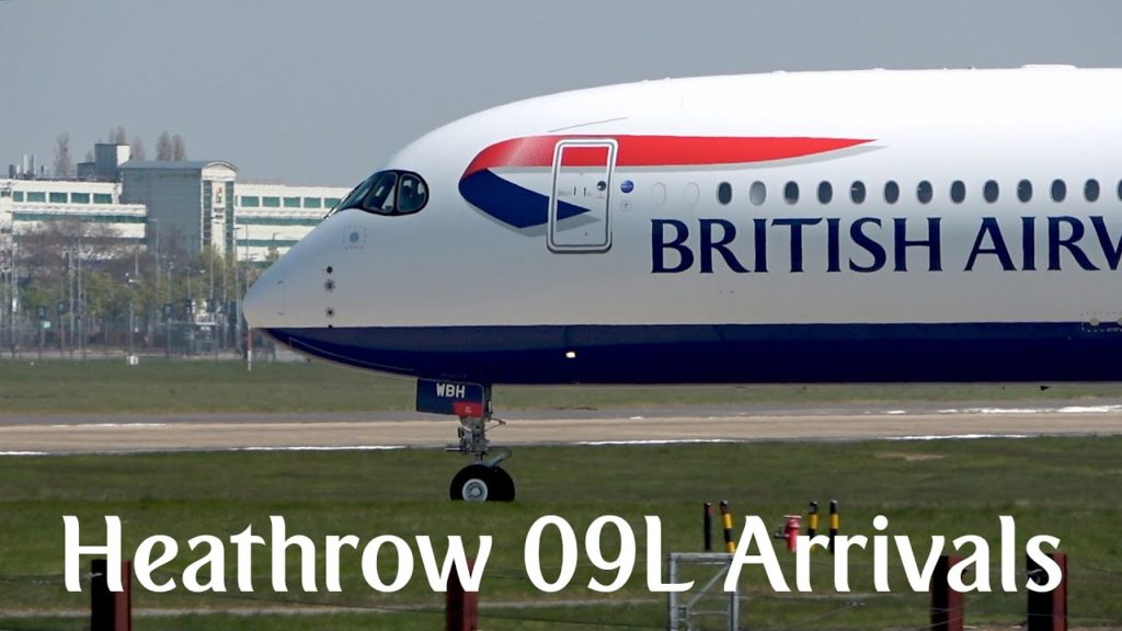Plane Spotting: #Heathrow Runway 09L Arrivals