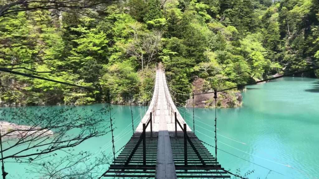 Yume no Tsuribashi or Dream Suspension Bridge, Shizuoka Japan