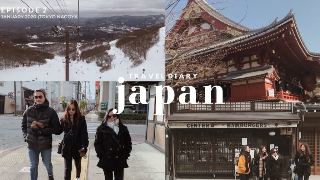 two--travel diary: japan |exploring tokyo & nagoya, snowboarding, winter glamping, lots of eating|