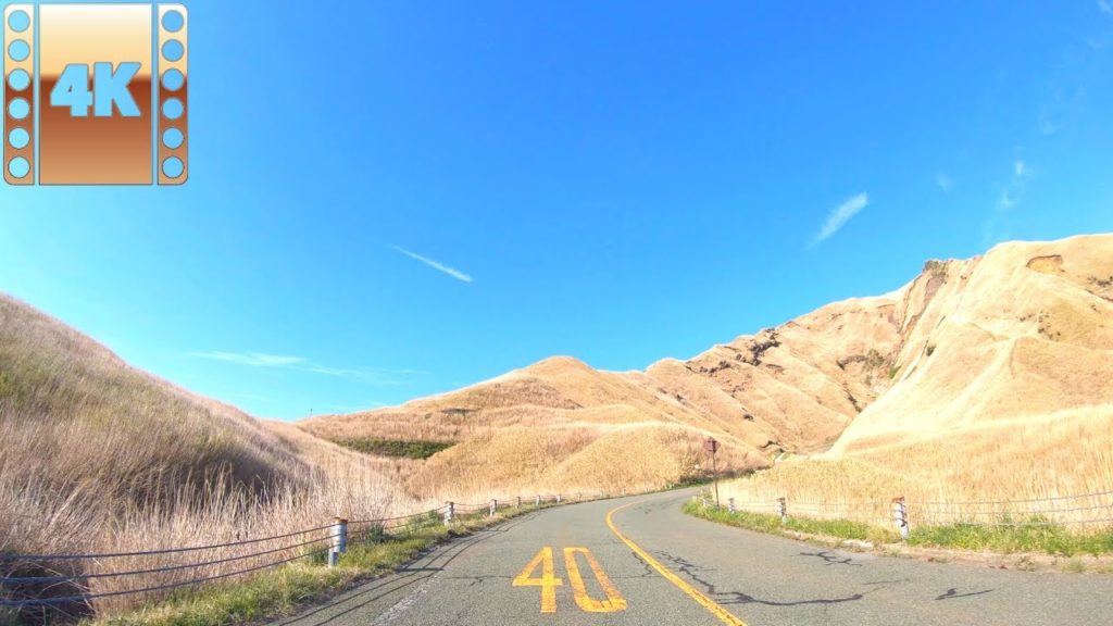 4K Driving from Aso National Park  (Aso caldera) to Kurokawa Onsen in  Kumamoto , Japan. 4K - slowtv