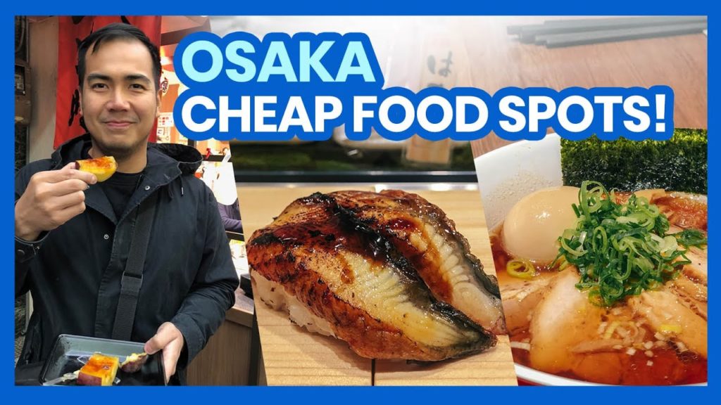 9 OSAKA Restaurants & Foodie Spots for Budget Travelers (Extended Version!)