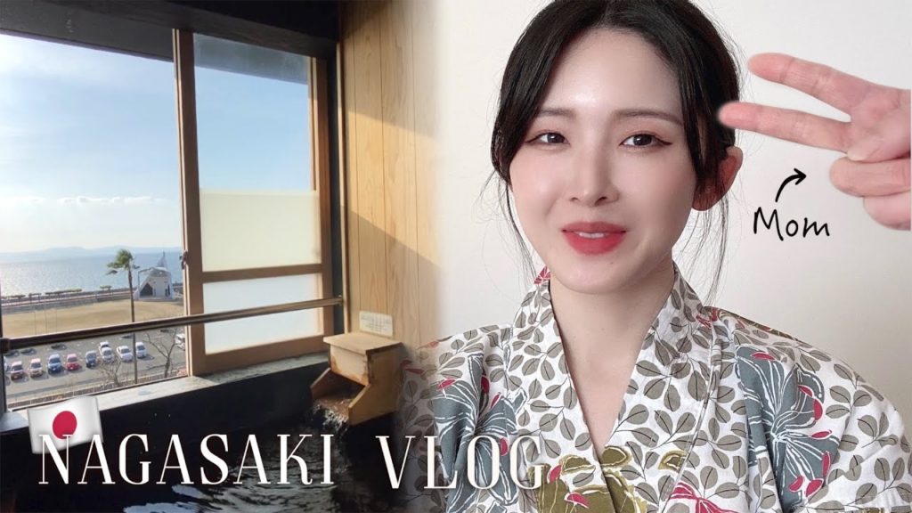 [VLOG] 일본 어버이날! 온천여행을 선물!? 母の日💐長崎温泉旅行！