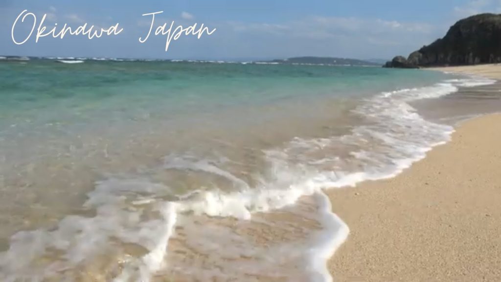 【4K】15min vacation【walking on beach】OKINAWA JAPAN