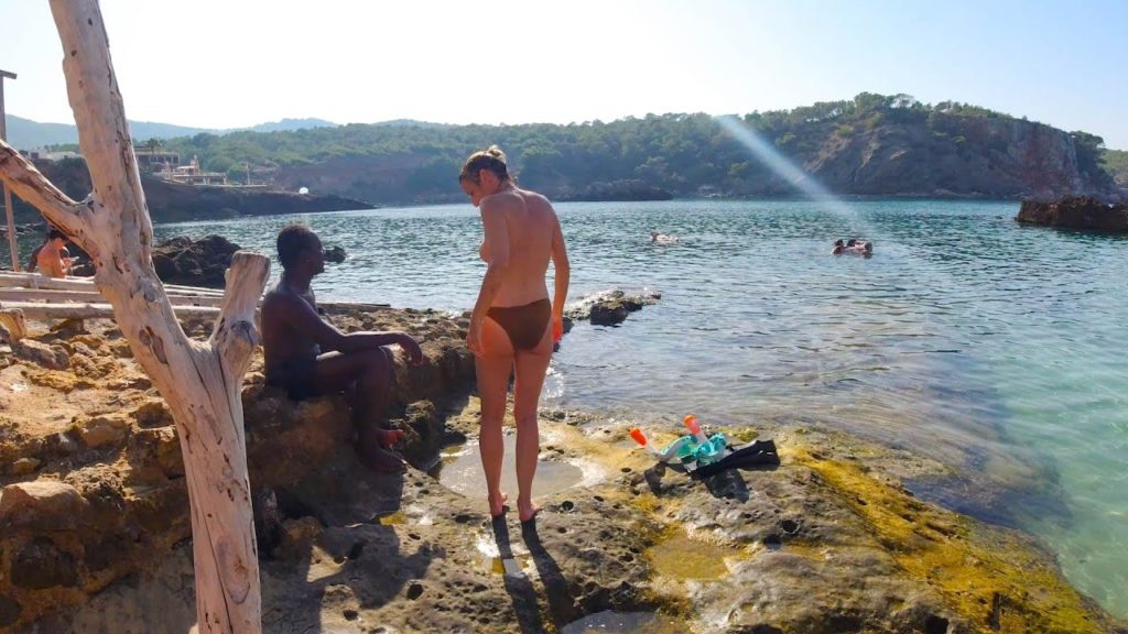 Private Beach in IBIZA / Nude Beach in IBIZA SPAIN