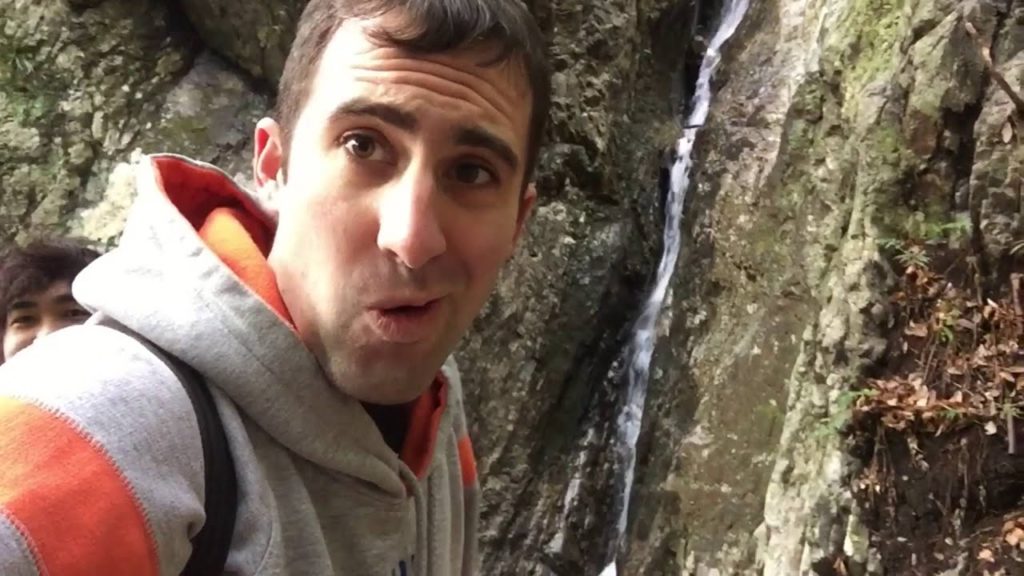 Exploring Japan: Channelling my inner Indiana Jones traveling up a Sasayama mountain in Japan.