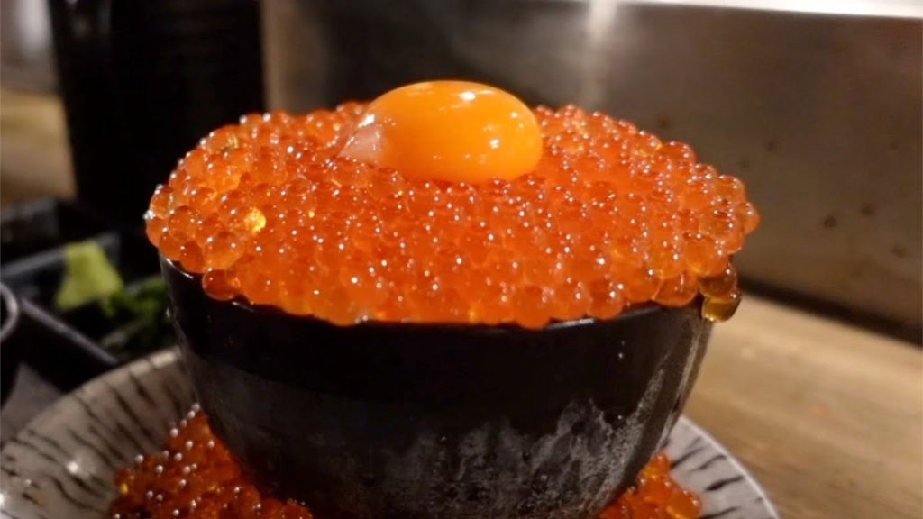 TOKYO – MT.FUJI SIZE SALMON ROE in GINZA – #JAPANTRAVELGUIDE TOKYO - MT.FUJI SIZE SALMON ROE in GINZA - #JAPANTRAVELGUIDE
