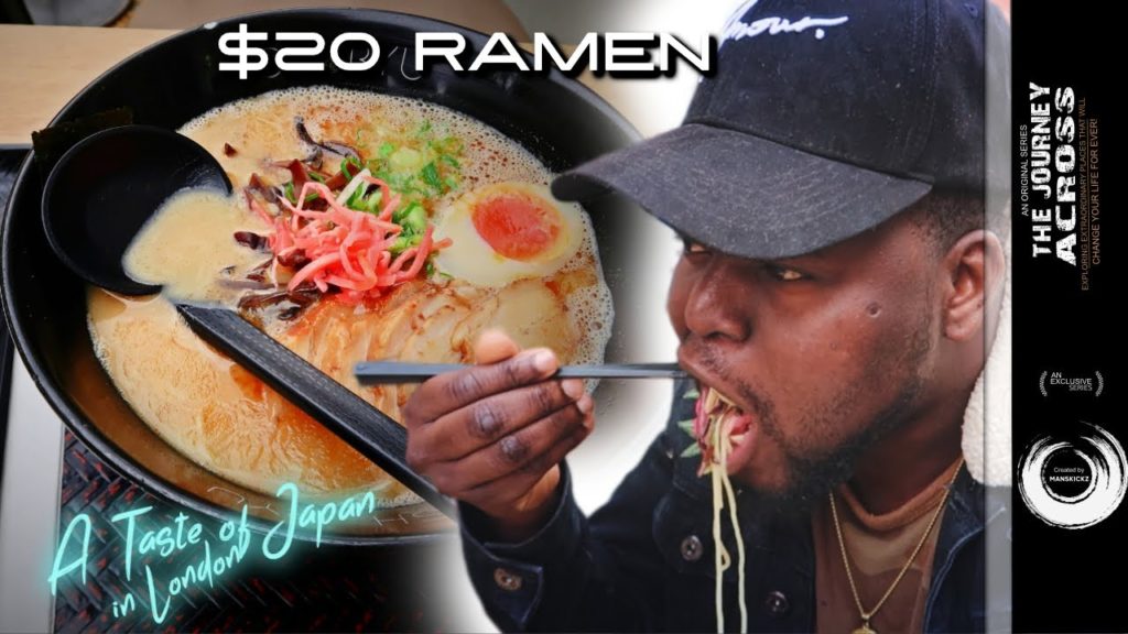$20 Ramen Noodle in London – British Trying Japanese Ramen in London! $20 Ramen Noodle in London - British Trying Japanese Ramen in London!