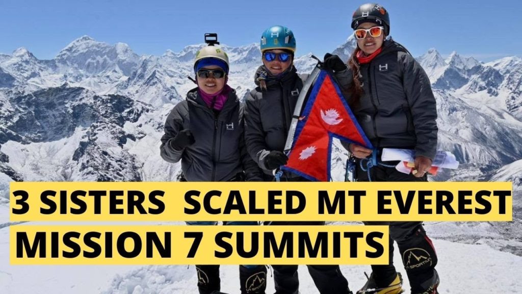 MT EVEREST SUMMIT – 3 SISTERS SUMMITED EVEREST, MISSION SEVEN SUMMITS MT EVEREST SUMMIT - 3 SISTERS SUMMITED EVEREST, MISSION SEVEN SUMMITS