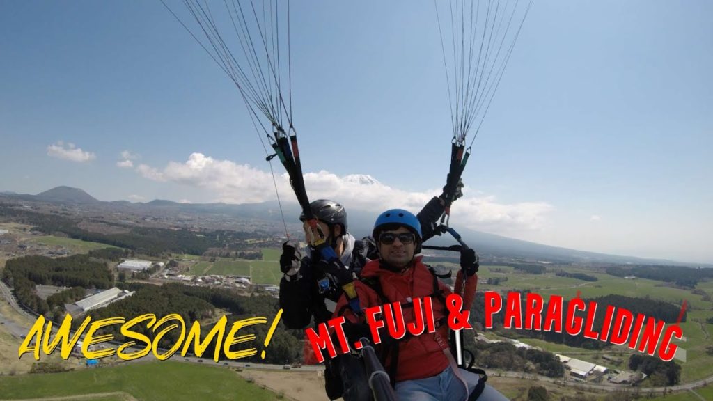 Mt. Fuji & paragliding - Double dhamaka #paragliding #fuji #marathijapanvlogs