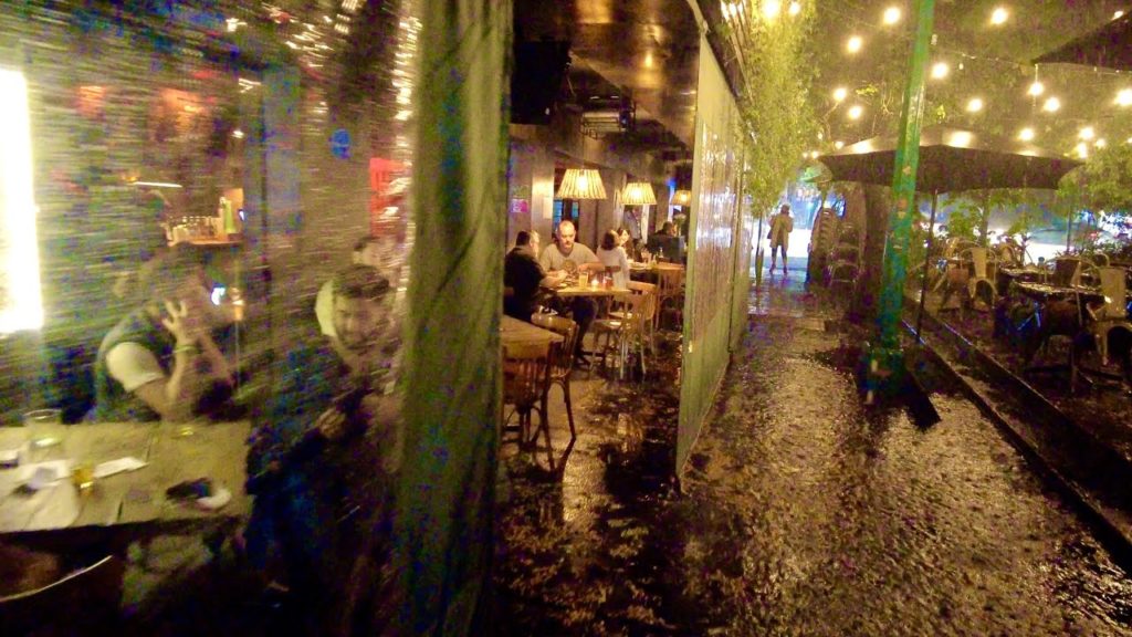 A walk in the rain at night 🎶🎵CDMX🇲🇽 [4k]