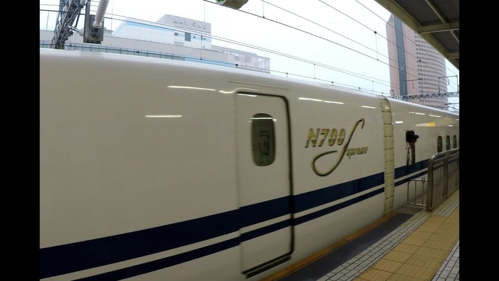 [4K] 東海道新幹線 N700S ひかり519号 浜松駅 発車