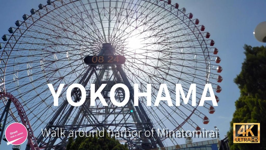 [4K]Walk on Minatomirai in Yokohama Japan Tour - Feel the history of the harbor
