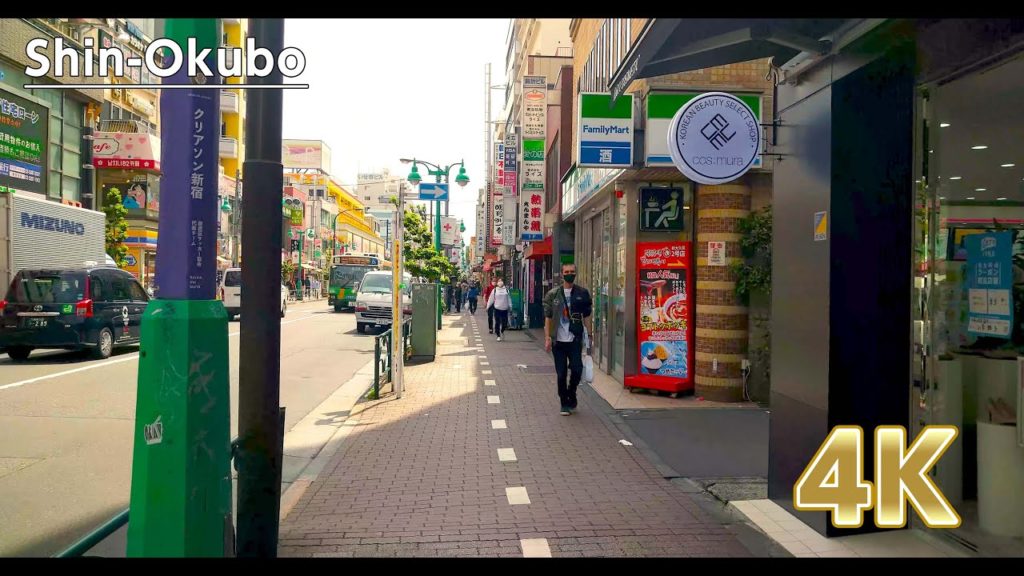 【Tokyo Road 007】【散策】4K_新大久保/Shin-Okubo　Vlog