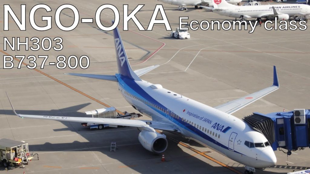 ANA NH303 B737-800 Economy class Nagoya Centrair(NGO) to Okinawa Naha(OKA) | Flight video ANA NH303 B737-800 Economy class Nagoya Centrair(NGO) to Okinawa Naha(OKA) | Flight video
