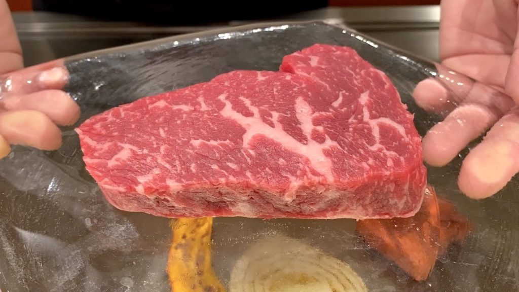 KAGOSHIMA Beef Teppanyaki in Osaka ステーキ＆ワイン シュバルージュ 鉄板焼き 大阪