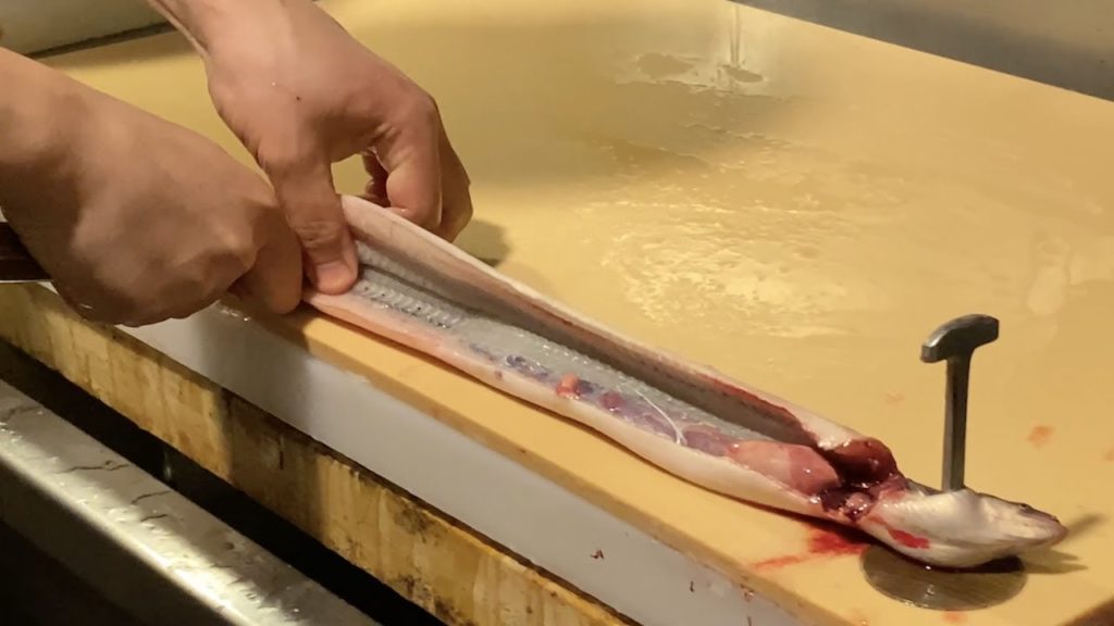 Grilled Eel (Unagi) in Kyoto Japan - 葱屋 にょろ助 - 先斗町