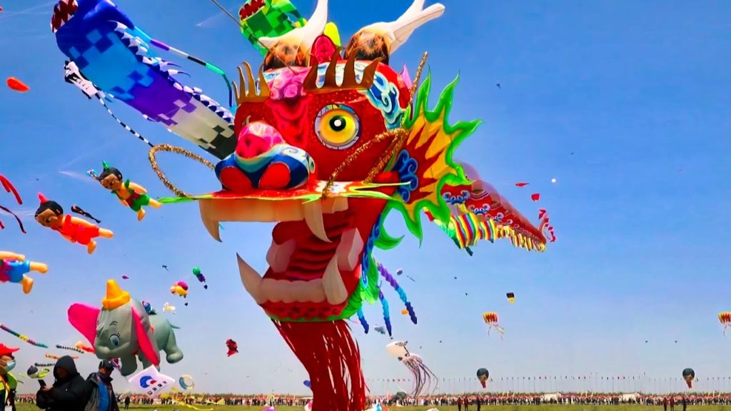 The Longest and Biggest Kites Take to the Sky at The 38th Weifang Kite Festival in China The Longest and Biggest Kites Take to the Sky at The 38th Weifang Kite Festival in China