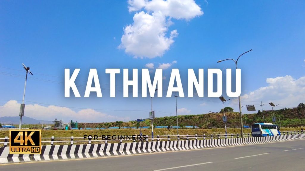 4K Walking in Kathmandu -Beautiful Sunny Day after Stormy Rainy Night