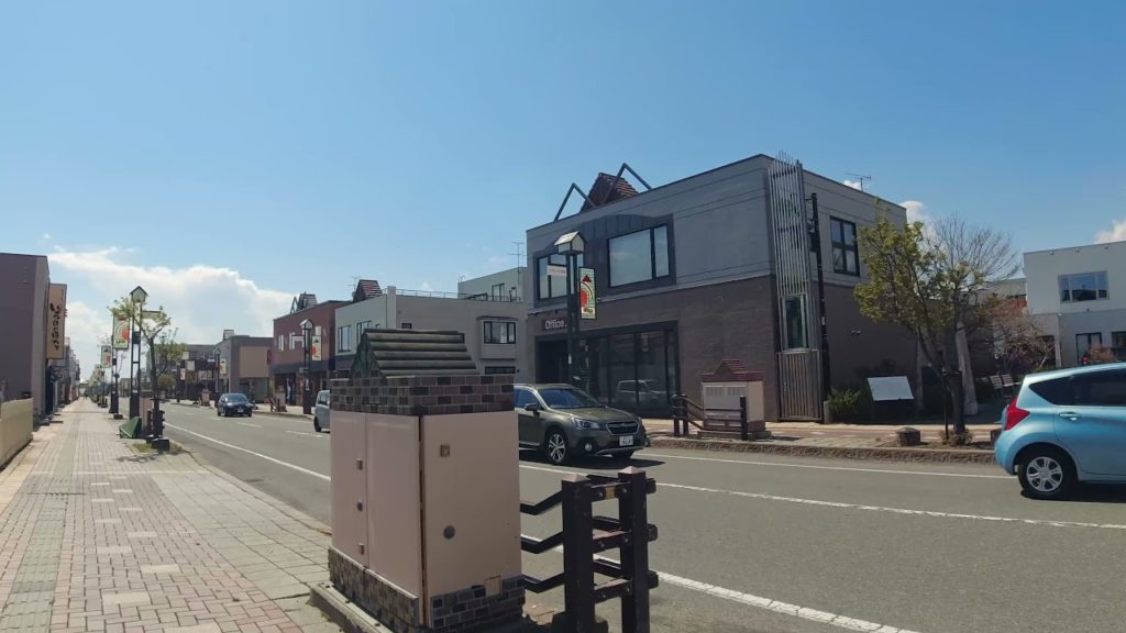 4K Walk Japan - DATE AJIRO SHOPPING STREET 伊達市の網代商店街を散歩 in Hokkaido 04/2021